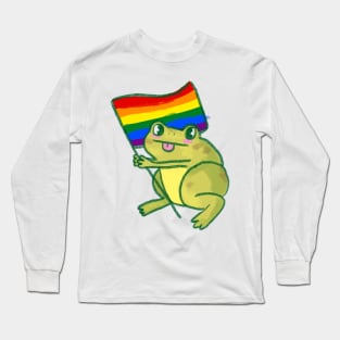 frogs for queer rights :) Long Sleeve T-Shirt